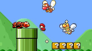 Making Wigglers Mad  Mario Bros 3 GBA Mod ROM Hack [upl. by Delinda]