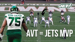 Alijah Vera Tucker was a BEAST in 2022  Jets Film Breakdown 🎥 [upl. by Elleral590]