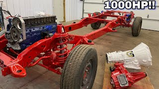 Building My Insane Cummins Diesel In The Garage [upl. by Irok]