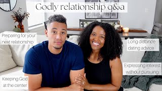 Godly Relationship QampA  How to express interest long distance dating advice setting boundaries [upl. by Zacherie]