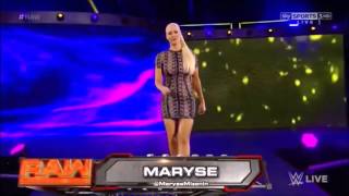 Maryse Entrance RAW 2017 [upl. by Tarsuss]