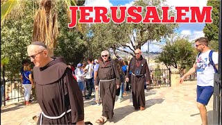 JERUSALEM DOMINUS FLEVIT A PLACE WHERE JESUS WEPT WHEN HE SAW THE GREAT CITY OF JERUSALEM… [upl. by Ilyssa]