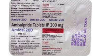 Amide 200 Tablets Amisulpride Tablets IP 200 mg [upl. by Christel]