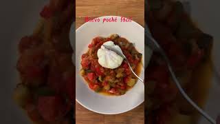 Receta fácil de huevo poché [upl. by Ydnim512]