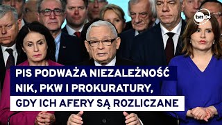 PiS podważa niezależność NIK PKW i prokuratury Akurat wtedy kiedy ich afery są rozliczane [upl. by Riti245]