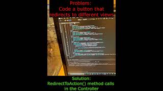 ASPNET Core MVC  How to implement RedirectToAction method calls to navigate to different Views [upl. by Assil519]