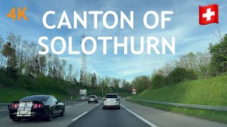 Driving in Switzerland🇨🇭4K  Canton of Solothurn Canton of BaselLandschaft Canton of Aargau [upl. by Sluiter118]