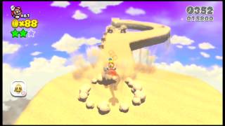 Super Mario 3D World Bowser2 Plessies Dune Downhill 100 [upl. by Engracia]