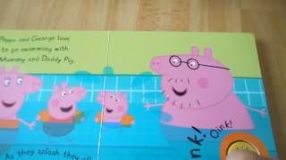 Peppa Pig Oink Oink sound book review [upl. by Kimmi]