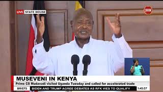 President Yoweri Msevenis full speech during his 3Day State visit to Kenya [upl. by Oicnevuj]