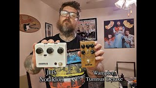 Wampler Tumnus Deluxe vs JHS Notaklon  Klon Klone Shootout [upl. by Ennovihs304]