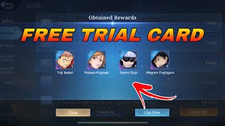 HOW DID I GET ALL JJK SKIN TRIAL CARD FREE [upl. by Remington]