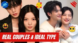 My Demon Cast Real Life Partners amp Ideal Type 😍💞🥰 songkang kpop kdrama btsv mydemon fypシ [upl. by Lansing]