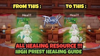 HIGH PRIEST HEALING GUIDE LV95  Ragnarok Origin ROO [upl. by Mariam]