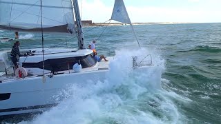 🚩ENTRÉE ET SORTIE COMPLEXE DE BATEAUX AUTOUR DU BANC DE CAPBRETON 😅🌊Alexrolland [upl. by Hgielsa]