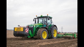 UNE ARMADA DE JOHN DEERE A LA PLANTATION DE POMMES DE TERRE 2019 [upl. by Arratal]