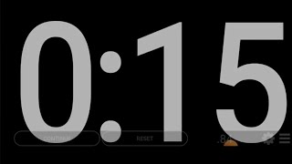 15 seconds Timer Countdown 15scenods timer and stopwatch [upl. by Atilrahc]