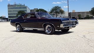 1969 Mercury Cougar XR7 in Black Paint amp 351 Engine Sound on My Car Story with Lou Costabile [upl. by Melloney]