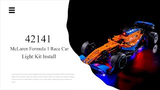 Install Lightailing Light Kit For Lego McLaren Formula 1™ Race Car 42141 [upl. by Musette]