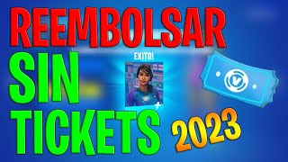 ✅COMO REEMBOLSAR CON Y 😱SIN TICKETS OBJETOS🎁2024 FORTNITE OG TEMPORADA 2 CAPITULO 5 [upl. by Annez901]