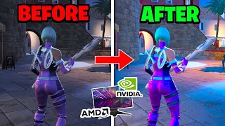 BEST COLOR Settings In FORTNITE Chapter 5  Best Settings for Fortnite AMDNVIDIACONSOLE [upl. by Annaeel]