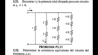 Cálculo de la tensión corriente resistencia y potencia en un circuito eléctrico [upl. by Landrum]