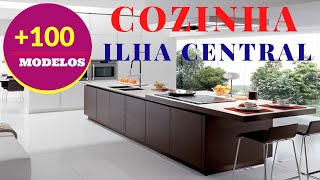 100 Modelos de Cozinhas Com Ilha Central Modernas [upl. by Candie901]