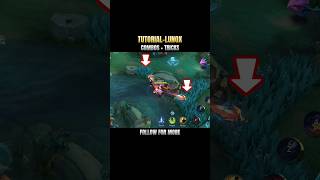 ➡️ Tutorial Lunox Mobile Legends  Trick  Combo mobilelegends [upl. by Znieh]