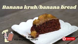 Banana kruhbanana bread [upl. by Aihtnyc]