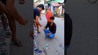 water bottle flip challenge  waterbottleflipchallenge publicplaces challenge shorts viral [upl. by Alim]