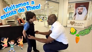 COMO É UMA ESCOLA NOS EMIRADOS ÁRABES  Conhecendo a sala nova do Theo [upl. by Athallia]