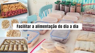 FAÇO ISTO PARA FACILITAR A ALIMENTAÇÃO DO DIA A DIA E SIMPLIFICAR AS ROTINAS mealprep organização [upl. by Angeli]