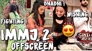 Helly Shah As Ridhima amp Rrahul Sudhir As Vansh Offscreen Fun On Sets Of IMMJ 2  Ishq Mein Marjawan2 [upl. by Pedaias723]