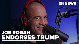 Joe Rogan endorses Trump just before Election Day [upl. by Nomahs259]