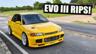 First Pulls in the EVO III  Street Testing the New Turbo [upl. by Hsekin386]