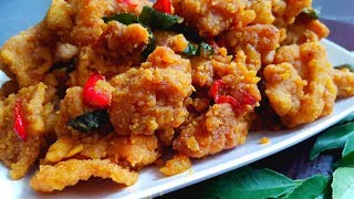 Crispy Salted Egg Yolk Chicken  Ayam Goreng Telur Asin [upl. by Saisoj]