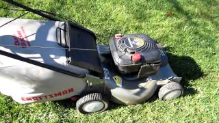 Sears Craftsman 21quot Lawn Mower Fixed  Lawn Mower Repair Model  917378361  Jan 19 2013 [upl. by Silberman]