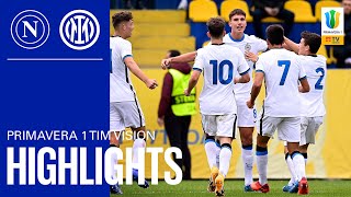 NAPOLI 02 INTER  U19 HIGHLIGHTS  CAMPIONATO PRIMAVERA 1 TIM ⚽⚫🔵 [upl. by Jammin]