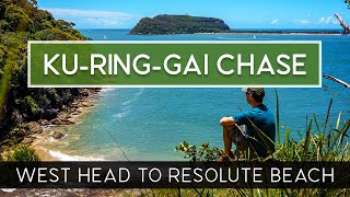 4k Ku Ring Gai National Park  West Head Lookout to Resolute Beach Walk [upl. by Asa]