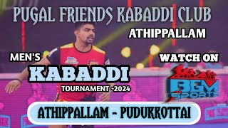 1ST ROUND  MANNAR PURAM vs THALA PATTY MENS KABADDI TOURNMENT2024 ATHIPPALLAM [upl. by Stelmach]