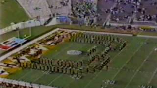 Pregame at California Raisin Bowl 1990 [upl. by Litsyrk]