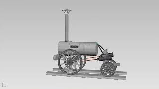 Stephensons Rocket in 3DS Max  Vers 6 [upl. by Caralie]