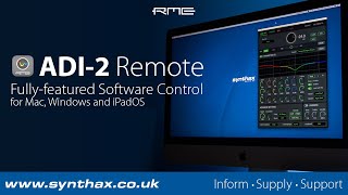 RME ADI2 Series Remote Software Tutorial MacWindows [upl. by Nylitsirk131]