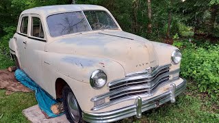 Will it run after 30 years 1949 Plymouth  Engine locked solid [upl. by Ramahs]