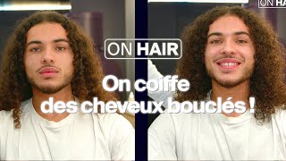 Cheveux homme  Comment coiffer et entretenir les cheveux bouclés  ON HAIR  HORACE [upl. by Halie318]