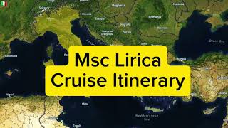 Msc Lirica Cruise Itinerary 7 days Cruise Until November 17 2024 [upl. by Alarick]