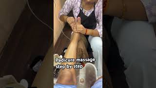 Pedicure massage step by step youtubeshorts pedicure massage beauty beauticiancourse [upl. by Ahl829]