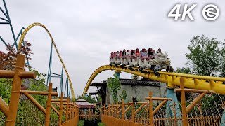 NO COPYRIGHT Soaring with Dragon  Sunac Land Hefei 4K Offride POV [upl. by Yklam]