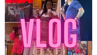 Vegas Girls Trip Usher Concert 2021 VLOG [upl. by Ylelhsa]