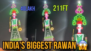 India’s Biggest Rawan 😱 Dwarka sector 10 Mela Garba night Delhi ka sab se bada mela [upl. by Somerville419]